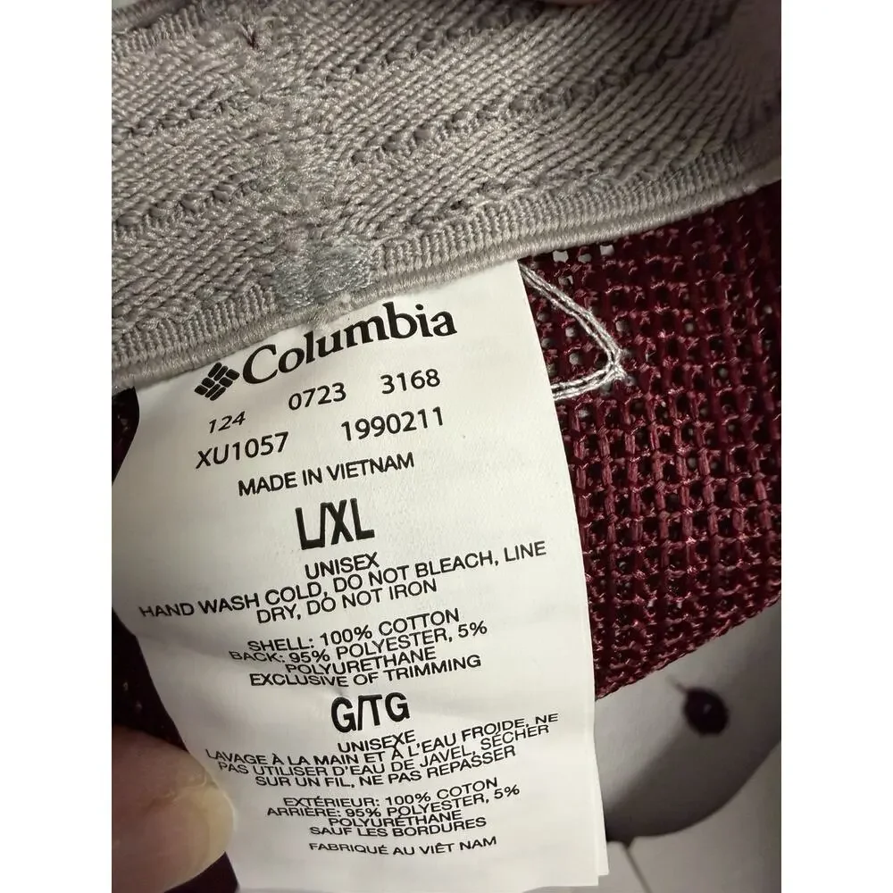 NWT Columbia PFG Texas A&M Aggies Stretch-Fitted Cap L/XL Maroon